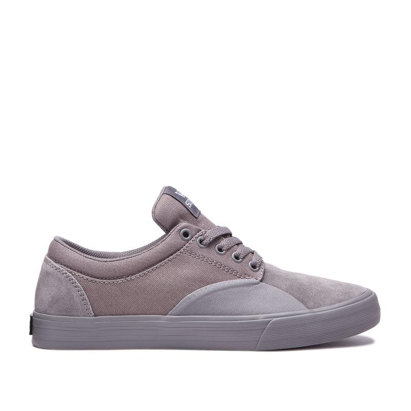 Zapatillas De Skate Supra Argentina Hombre - CHINO Gris Claro (BEPIG-0425)